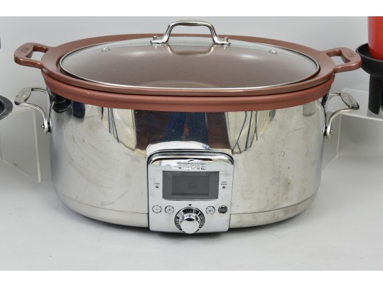 All Clad Series C04 Slow Cooker And Cast Iron Fondue Sets