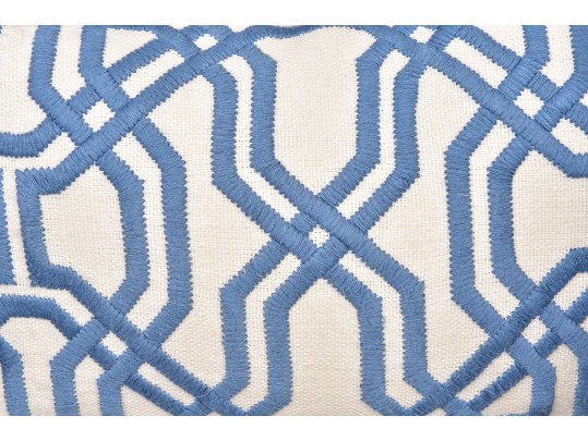 Pair Of Serena & Lily Twin Size Sutter Velvet Blankets, Euro Shams And Pillows