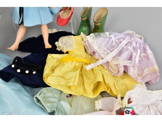 Ginny, Ideal, Effanbee, Madame Alexander Dolls, Wooden Armoire, Clothing And More