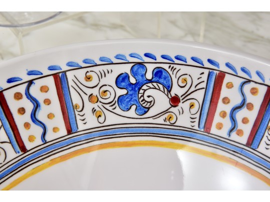 Collection Of La Cadeaux Melamine Outdoor Dining Dinnerware