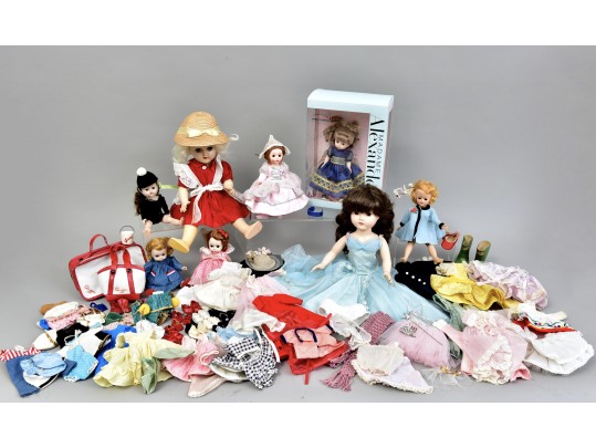 Ginny, Ideal, Effanbee, Madame Alexander Dolls, Wooden Armoire, Clothing And More