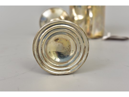 Fisher Sterling Silver Weighted Bud Vase And Ross Simons Sterling Cup