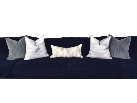 Set Of Five Custom Throw Pillows (RETAIL $1,362)