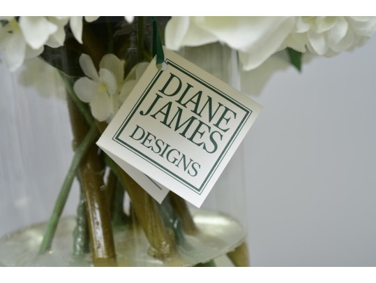 Diane James Designs Faux Hydrangea Floral Arrangement