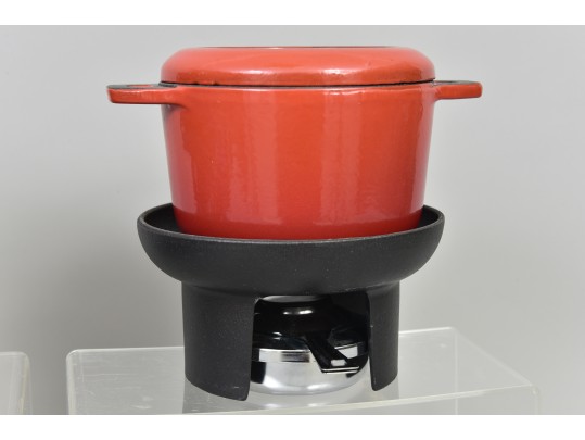All Clad Series C04 Slow Cooker And Cast Iron Fondue Sets