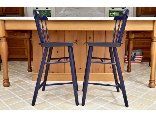 Set Of Three Serena And Lily Tucker Counter Stools By Ton (RETAIL $1,254)