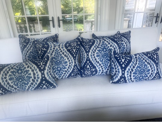 Set Of Six Restoration Hardware Outdoor Pillows