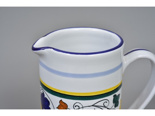 Deruta Italian Bowl And Pitchers