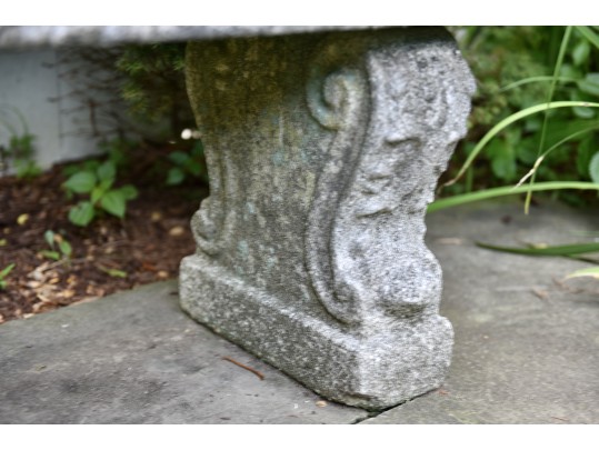 Cast Stone Garden Bench