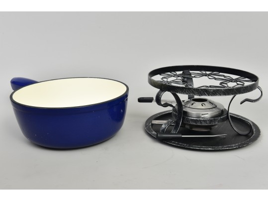 All Clad Series C04 Slow Cooker And Cast Iron Fondue Sets