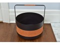 Eldvarm Emma Steel And Leather Firewood Basket (RETAIL $639)