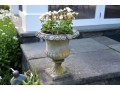 Cast Stone Garden Pedestal Urn Planter