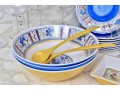 Collection Of La Cadeaux Melamine Outdoor Dining Dinnerware