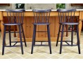 Set Of Three Serena And Lily Tucker Counter Stools By Ton (RETAIL $1,254)