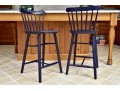 Set Of Three Serena And Lily Tucker Counter Stools By Ton (RETAIL $1,254)
