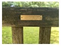 Gardeners Eden Teak Outdoor Bench