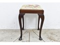 George II Mahogany Needlepoint Stool