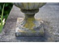 Cast Stone Garden Pedestal Urn Planter