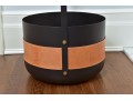 Eldvarm Emma Steel And Leather Firewood Basket (RETAIL $639)