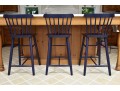 Set Of Three Serena And Lily Tucker Counter Stools By Ton (RETAIL $1,254)