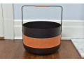 Eldvarm Emma Steel And Leather Firewood Basket (RETAIL $639)