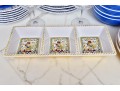 Collection Of La Cadeaux Melamine Outdoor Dining Dinnerware