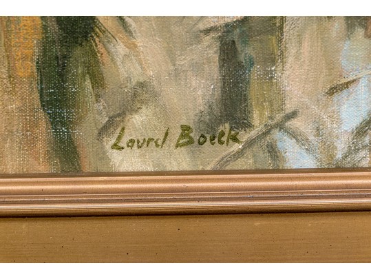 Laurel Stern Boeck (American, 21st C.) Oil On Canvas, Dense Forest