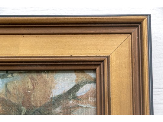 Laurel Stern Boeck (American, 21st C.) Oil On Canvas, Dense Forest