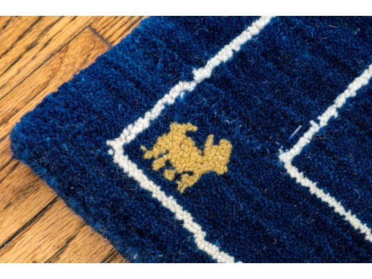 100% Hand Loom Wool Gabbeh Carpet - Made In India - 2' X 3' - NEW