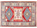 Hand-knotted Wool Kazak Carpet, 3'-9