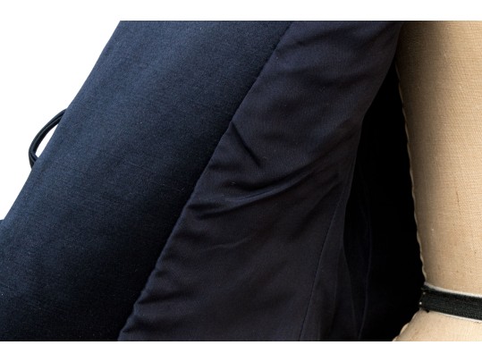 Escada Couture Fabulous Black And White Vintage Lace Paneled Blazer, Size 36