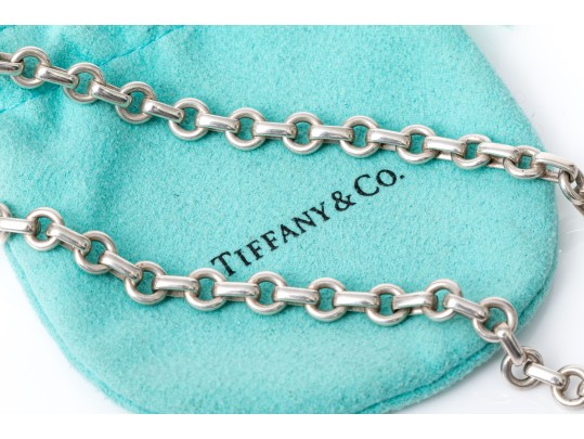 Tiffany & Co. Sterling Silver Handsome Heavy 20