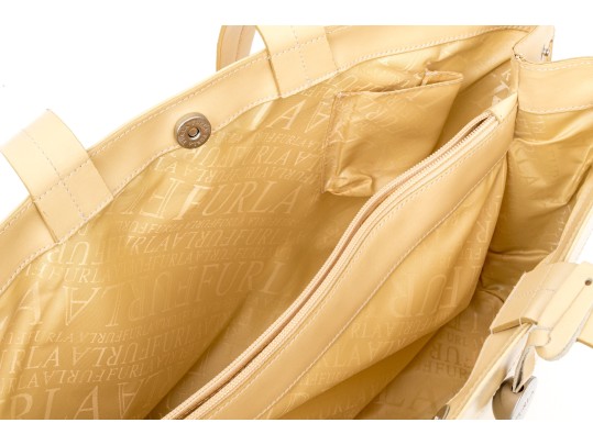 Furla Handsome Leather Top Tote Handle Bag