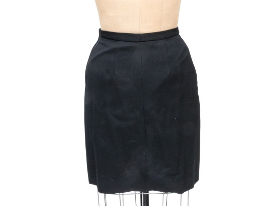 Collection Of Two Assorted Skirts; Giorgio Armani Black Label, Escada, Sizes 38 And 42