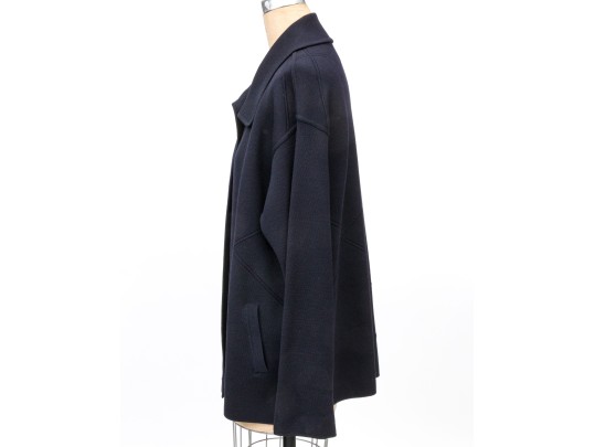 Escada Collared Wool Knit Blazer, Size 42