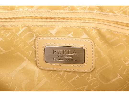 Furla Handsome Leather Top Tote Handle Bag