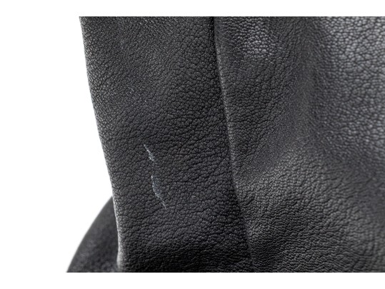 Fendi Extra Large Black Leather Twist Lock Top Handle Bag, With Strap