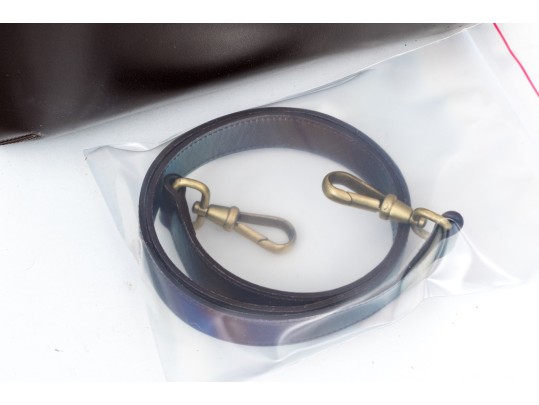 Giorgio Armani Handsome Brown Leather Top Handled Bag