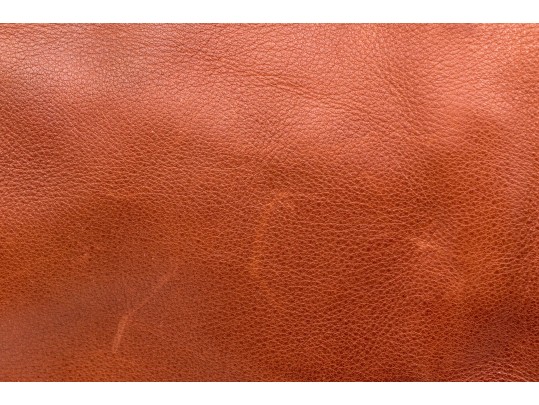 Fendi Brown Leather Structured Double Sided Twistlock Top Handle Tote