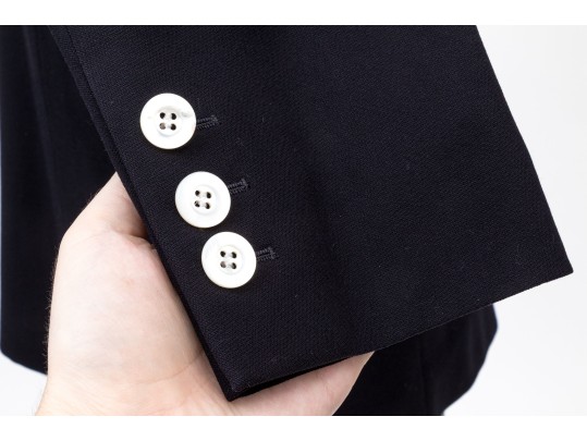 Escada Margaretha Ley Embroidered Collared Blazer, Size 40