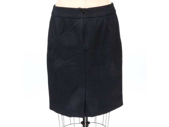 Collection Of Two Assorted Armani Collezioni Grey And Black Toned Skirts