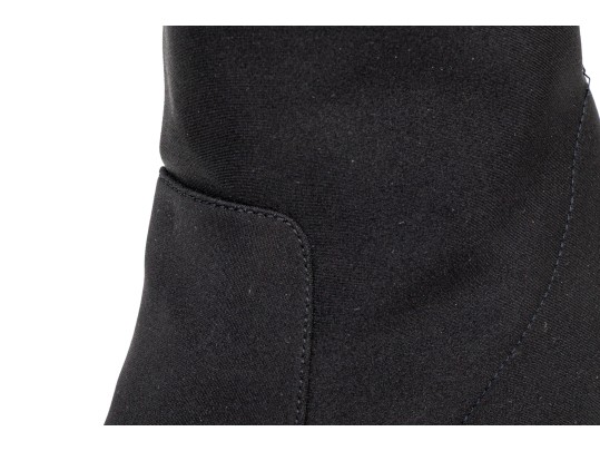 WSteiger Fabulous Hand Made Black Material Ankle Boots, Size 40