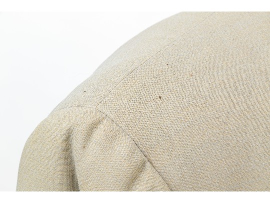 Giorgio Armani Vintage Black Label Tan Wool Button Front Blazer