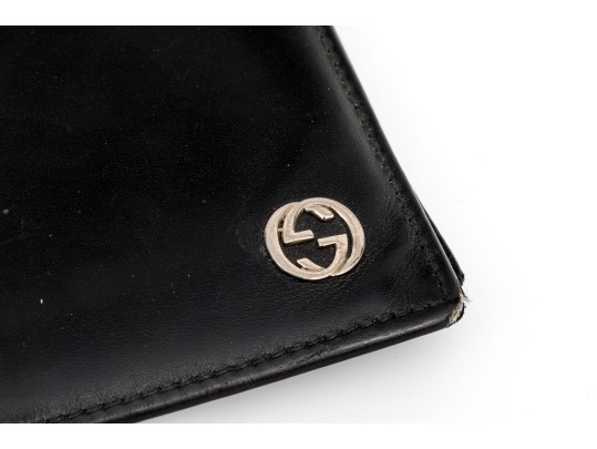 Gucci Vintage Black Leather Wallet