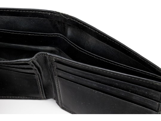 Gucci Vintage Black Leather Wallet