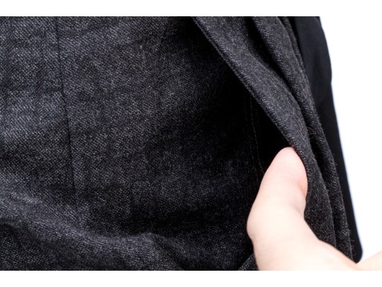 Collection Of Two Assorted Armani Collezioni Grey And Black Toned Skirts