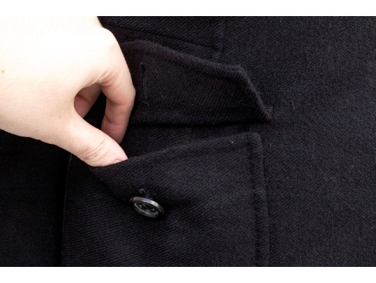 Sonia Bogner Black Wool And Angora Blazer Size 8