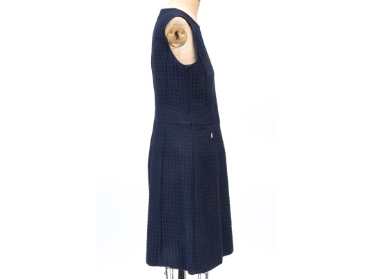 Bognar Blue Sleeveless Sheath Dress, Slze 8