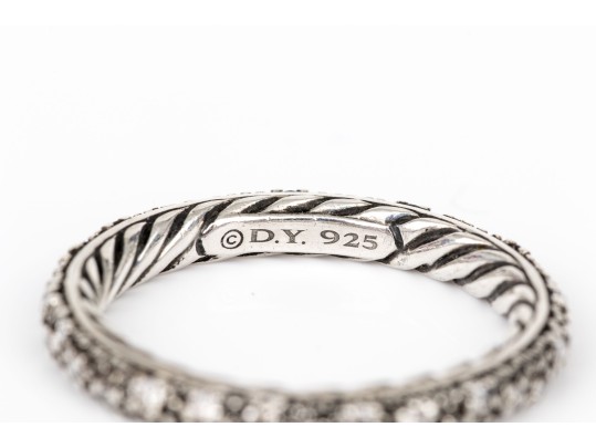 David Yurman Sterling Silver And Diamond 