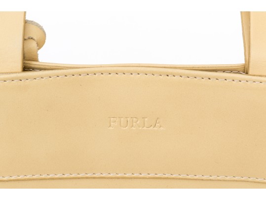 Furla Handsome Leather Top Tote Handle Bag